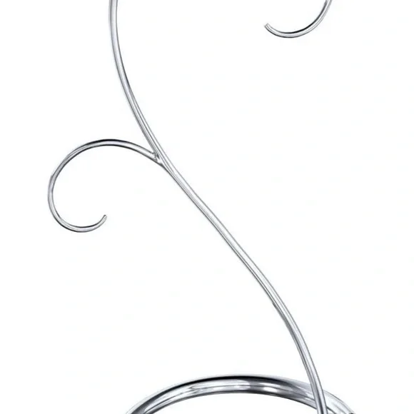 Swarovski Silver Scroll Design Ornament - Picture 3 of 3